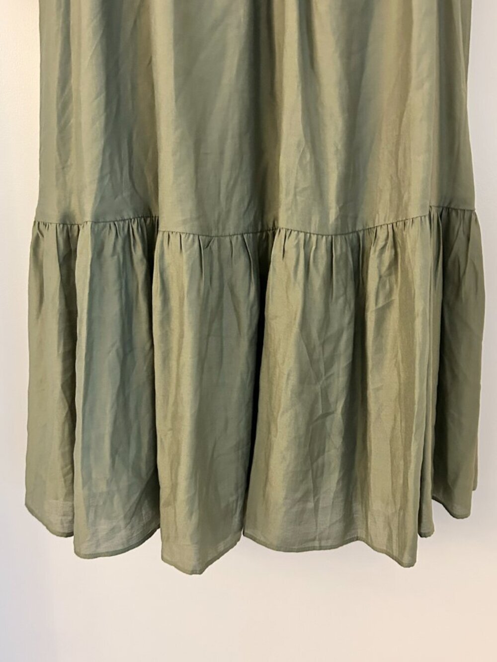 Baltic Born Annalisa Midi Dress in Olive Green Size S NWOT - Picture 7 of 11